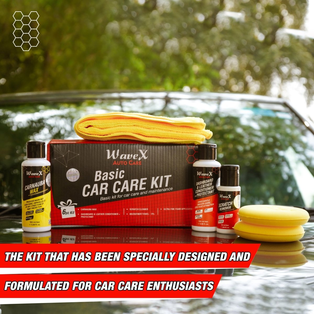 BASIC CAR CLEANING KIT - Wavex - CCK30
