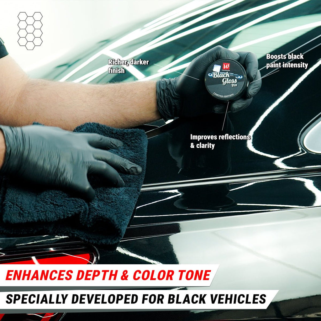 BLACK GLOSS PRO CAR WAX 50g - Wavex - BLACK-WAX50
