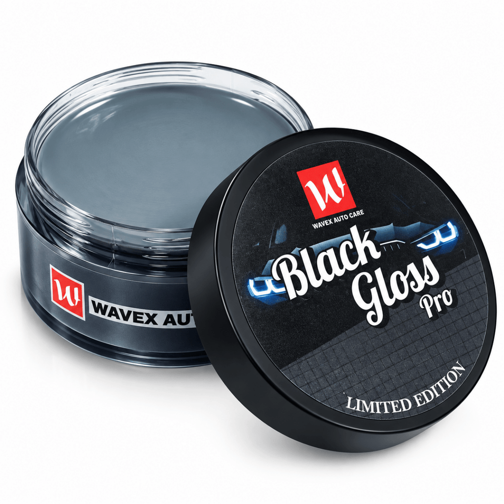 BLACK GLOSS PRO CAR WAX 50g - Wavex-BLACK-WAX50
