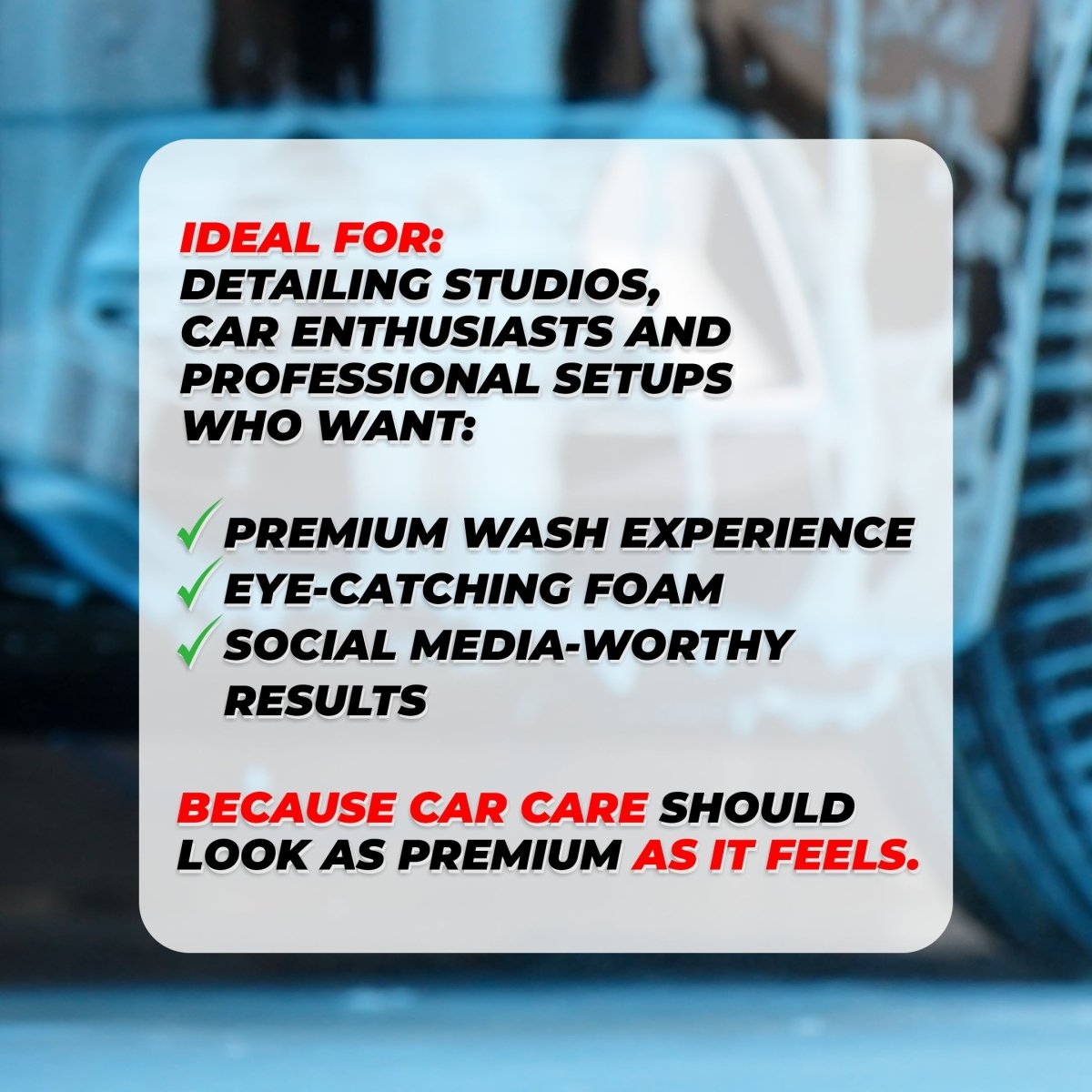 BLUE COLOUR FOAM WASH - Wavex - BLUF5K