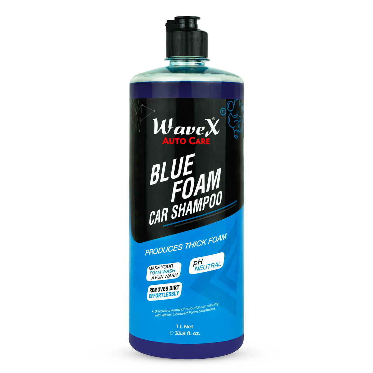 BLUE COLOUR FOAM WASH