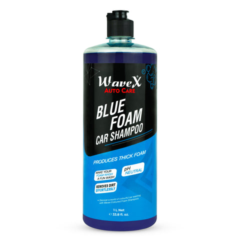 BLUE COLOUR FOAM WASH