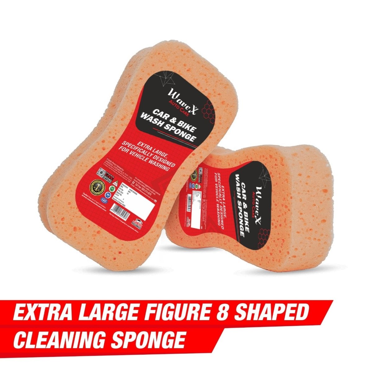 CAR AND BIKE WASH SPONGE (PACK OF 2) Secondary image