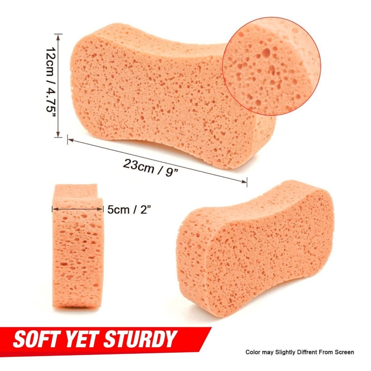 CAR AND BIKE WASH SPONGE (PACK OF 2) - Wavex - WS1x2