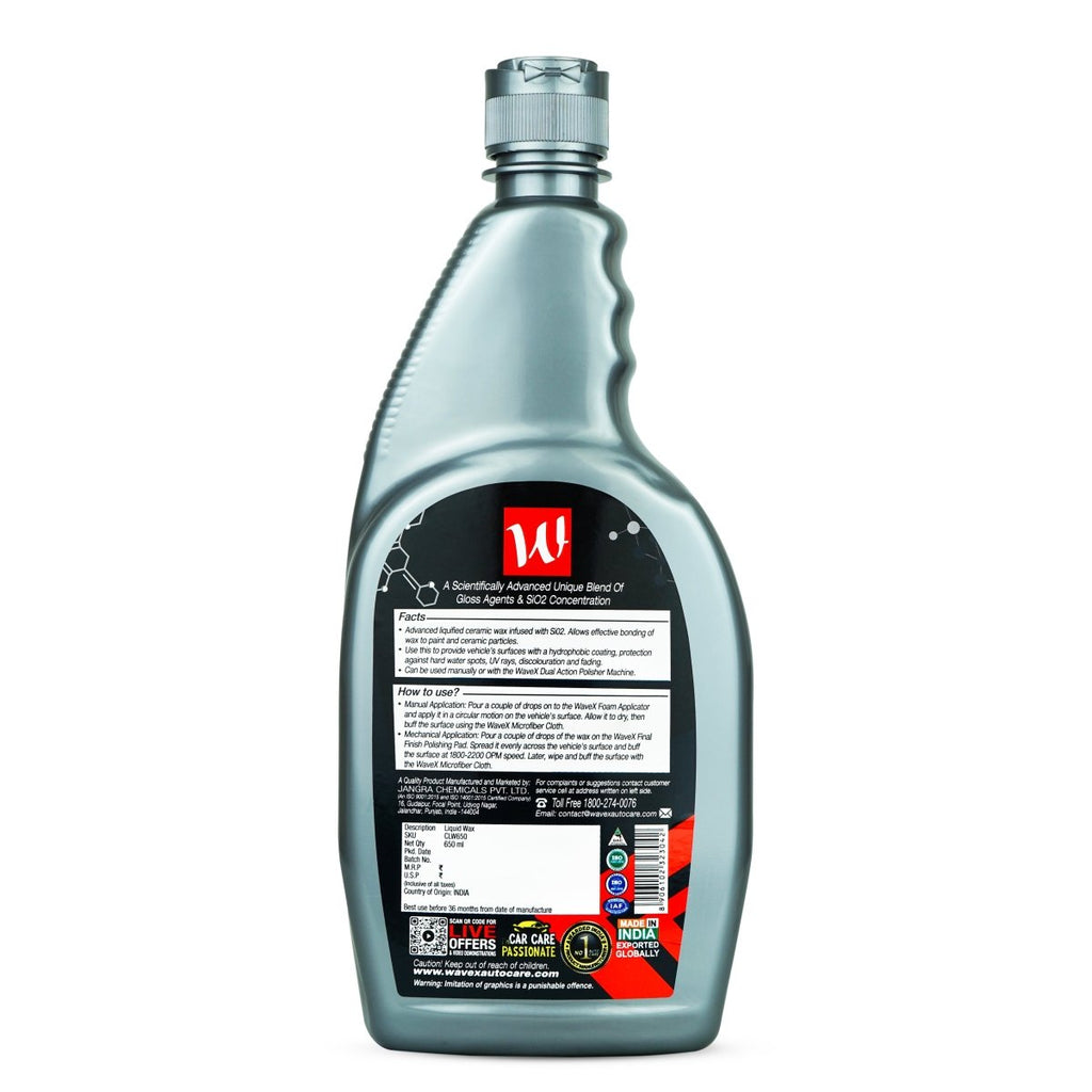 CERAMIC LIQUID WAX 650ML - Wavex - CLW650