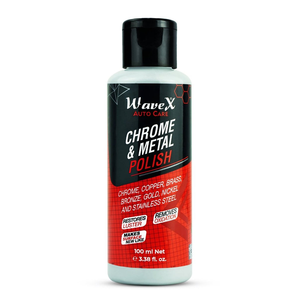 CHROME AND METAL POLISH 100ML - Wavex - CPRR100