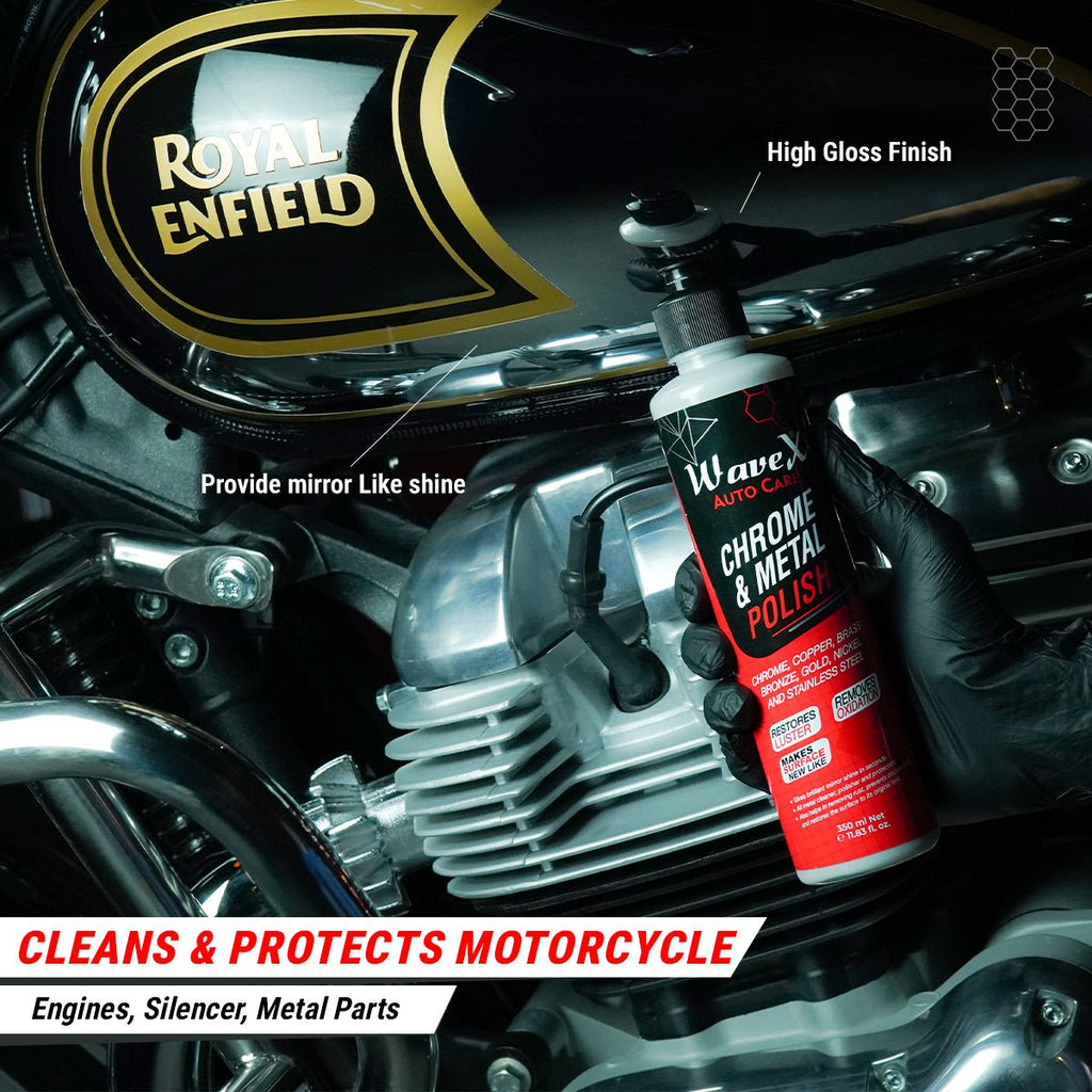 CHROME AND METAL POLISH 100ML - Wavex - CPRR100