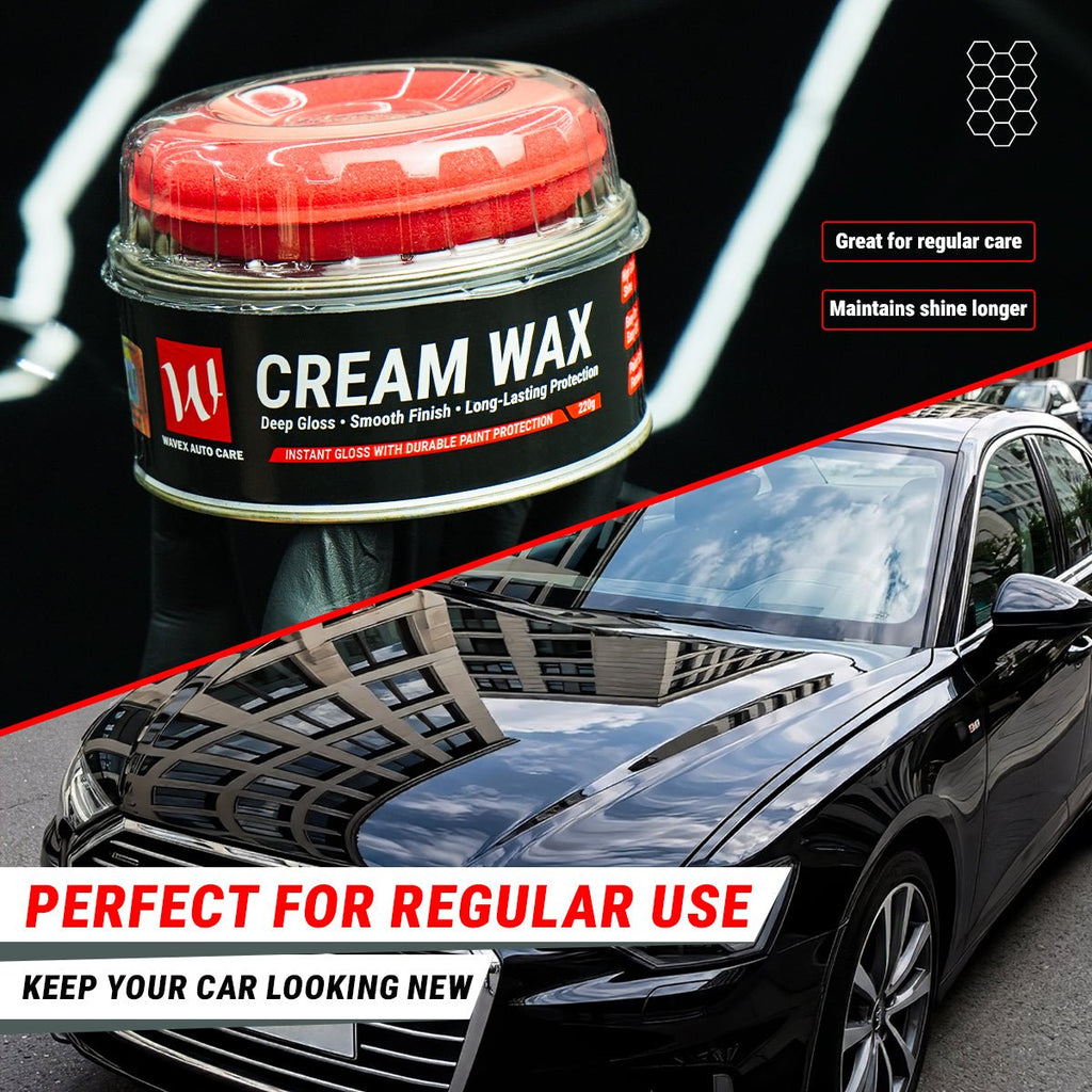 CREAM WAX FOR CAR | DEEP GLOSS & PAINT PROTECTION - Wavex - CW220