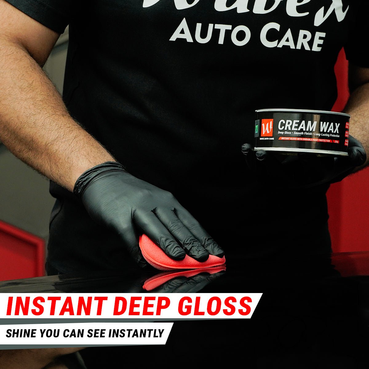 CREAM WAX FOR CAR | DEEP GLOSS & PAINT PROTECTION - Wavex - CW220