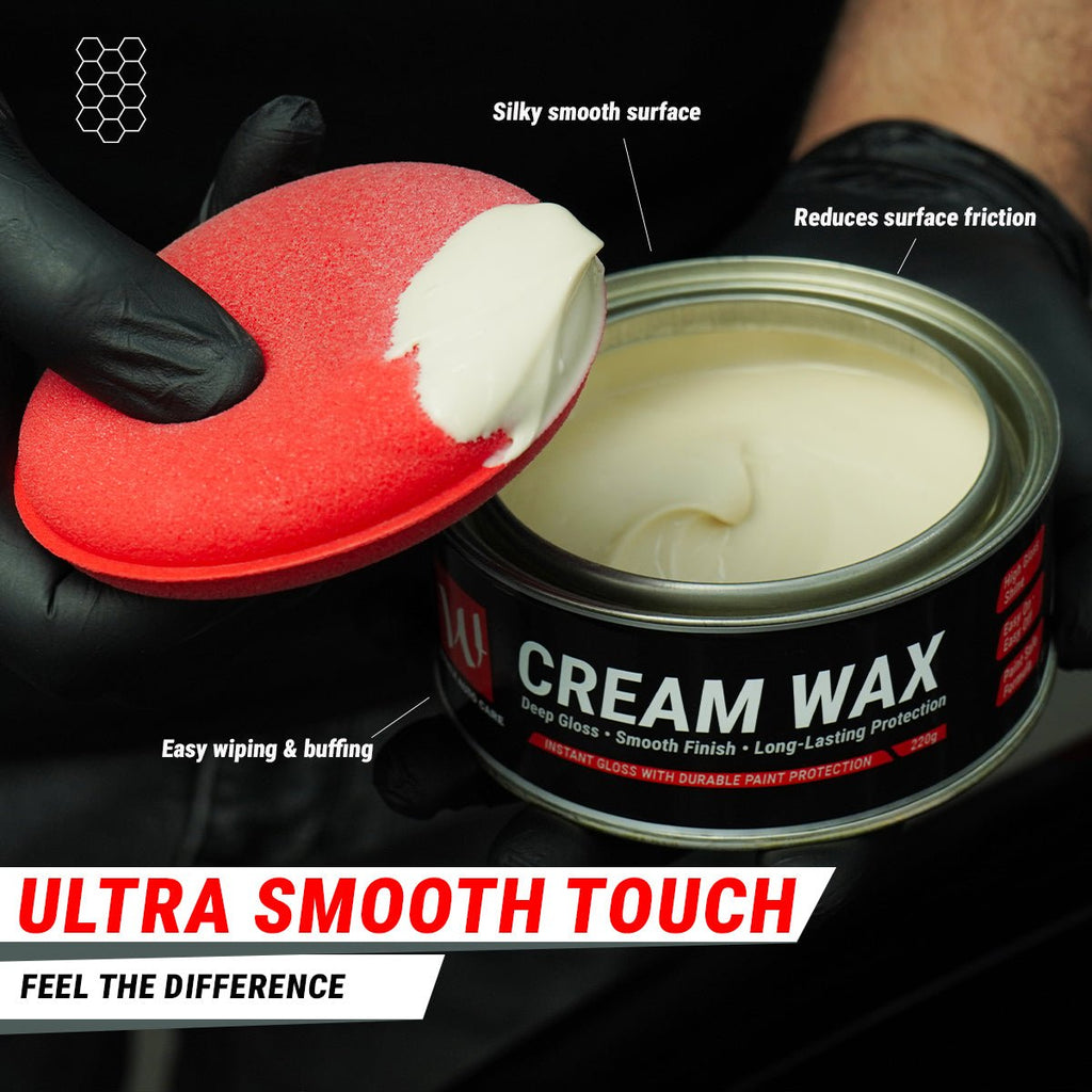 CREAM WAX FOR CAR | DEEP GLOSS & PAINT PROTECTION - Wavex - CW220