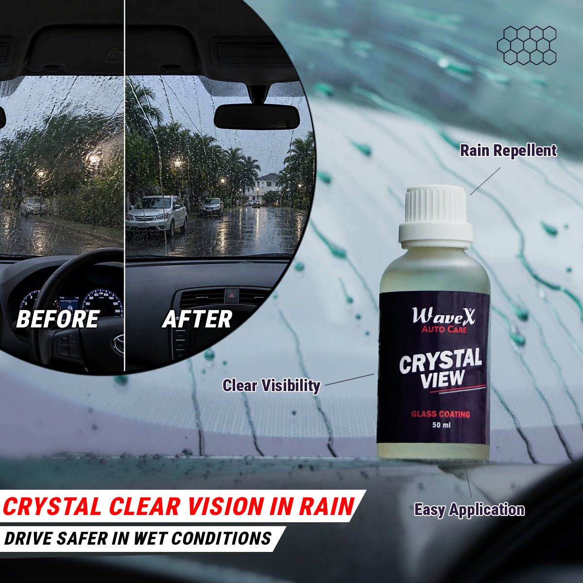 CRYSTAL VIEW GLASS COATING 50 ML Secondary image