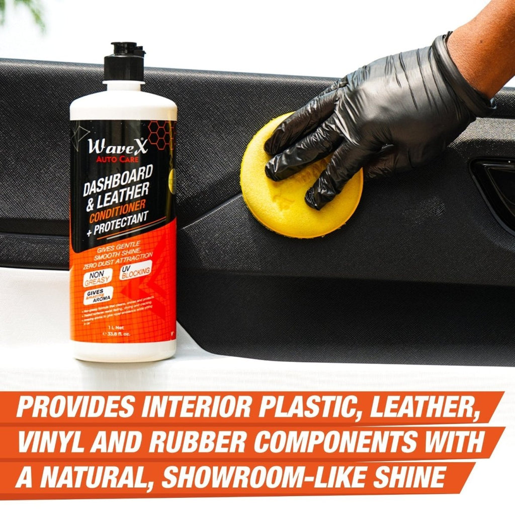 DASHBOARD AND LEATHER CONDITIONER + PROTECTANT 100ML - Wavex - DLCP100