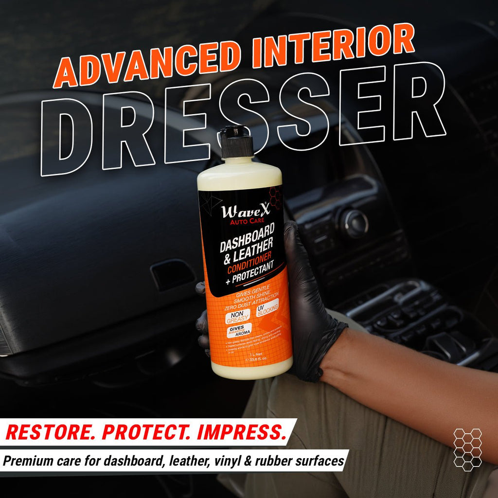 DASHBOARD AND LEATHER CONDITIONER + PROTECTANT 100ML - Wavex-DLCP100