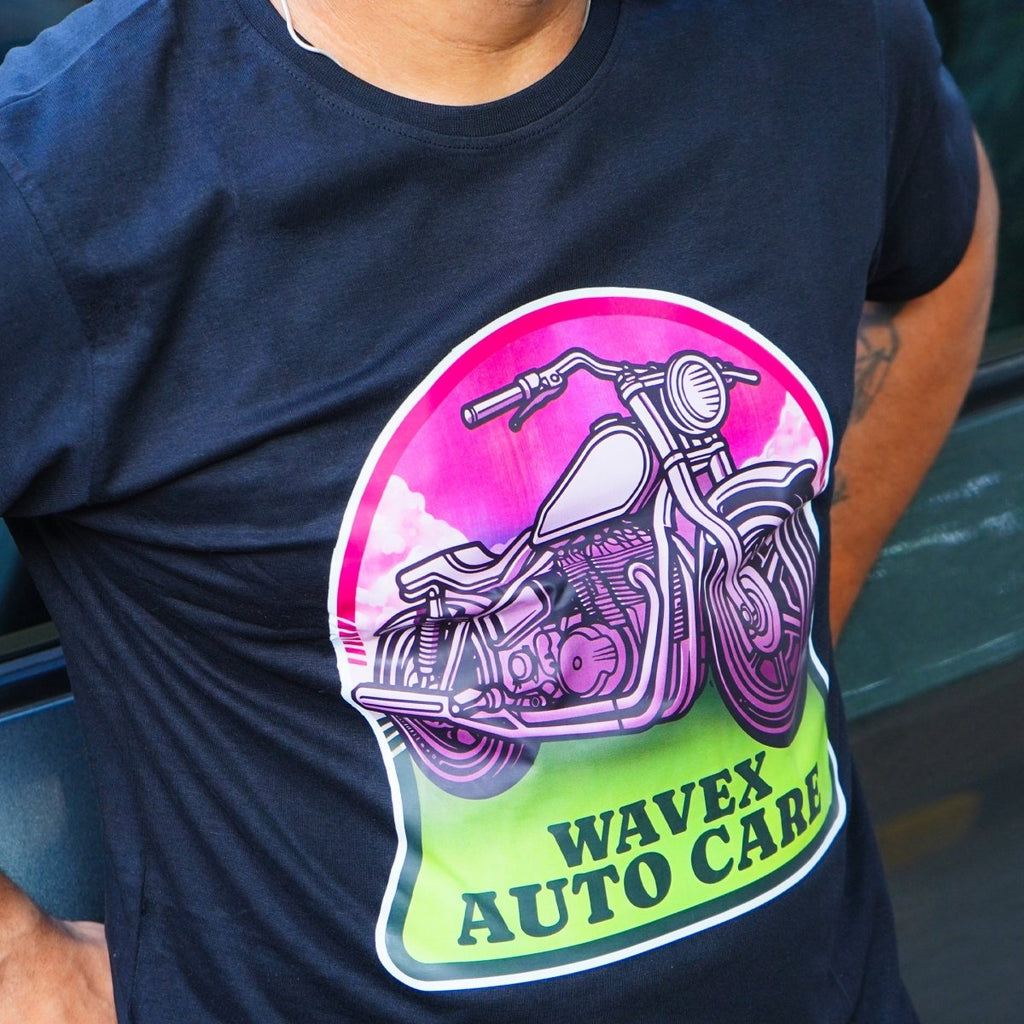 DETAILING BLACK ROUND NECK T - SHIRT - Wavex - WDS7-L