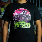 DETAILING BLACK ROUND NECK T - SHIRT - Wavex - WDS7-L