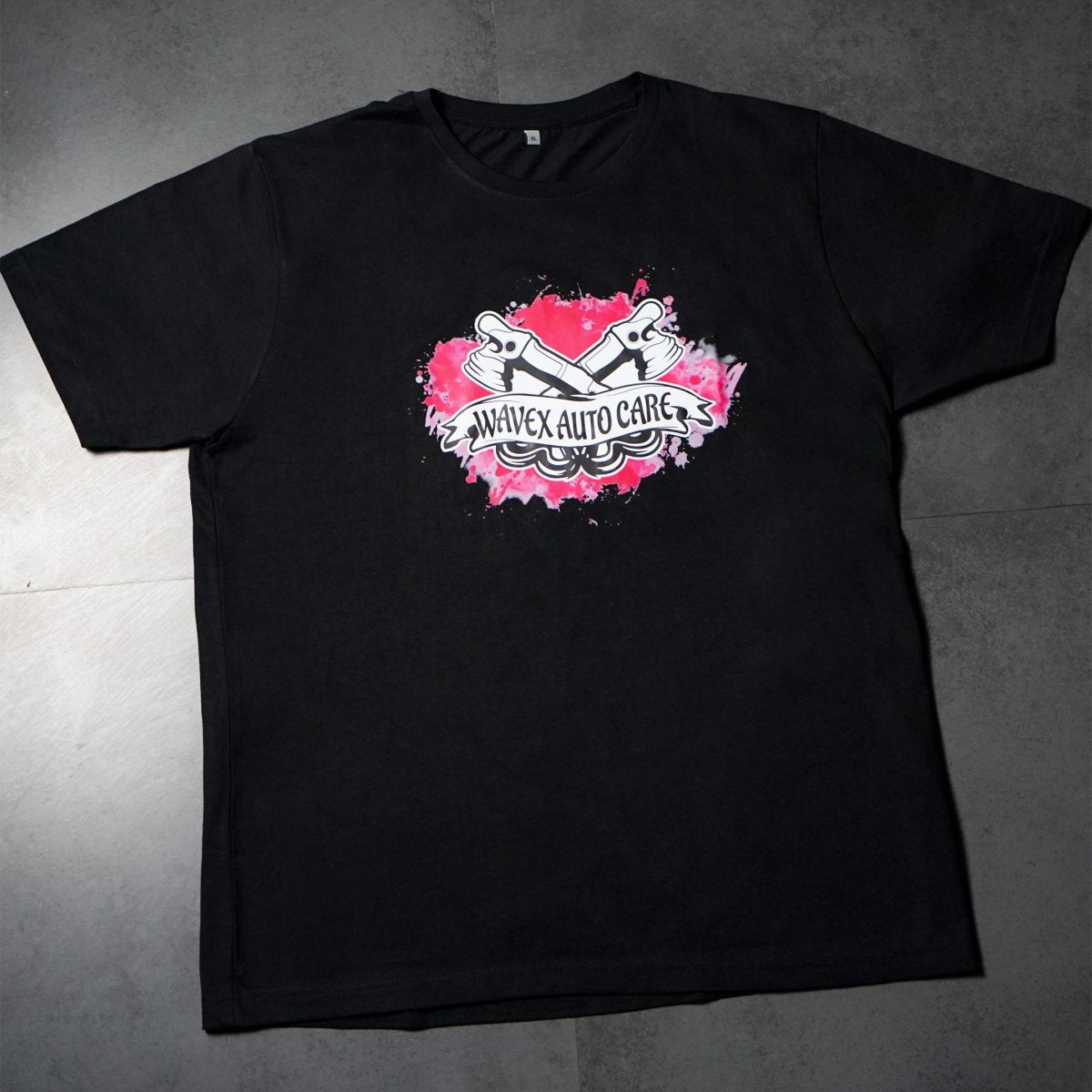DETAILING BLACK ROUND NECK T - SHIRT - Wavex - WDS5-L