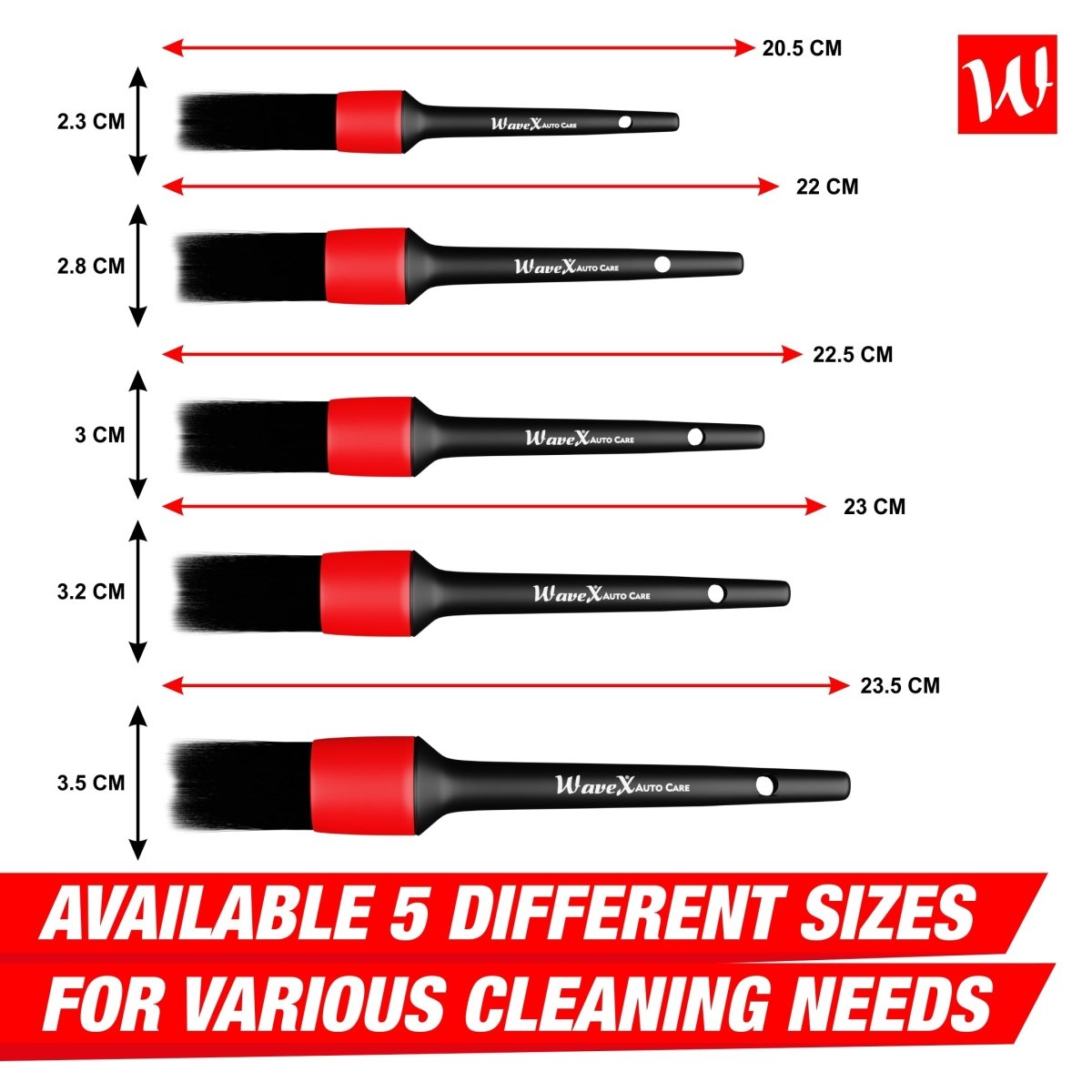 DETAILING BRUSHES (PACK OF 5) Secondary image