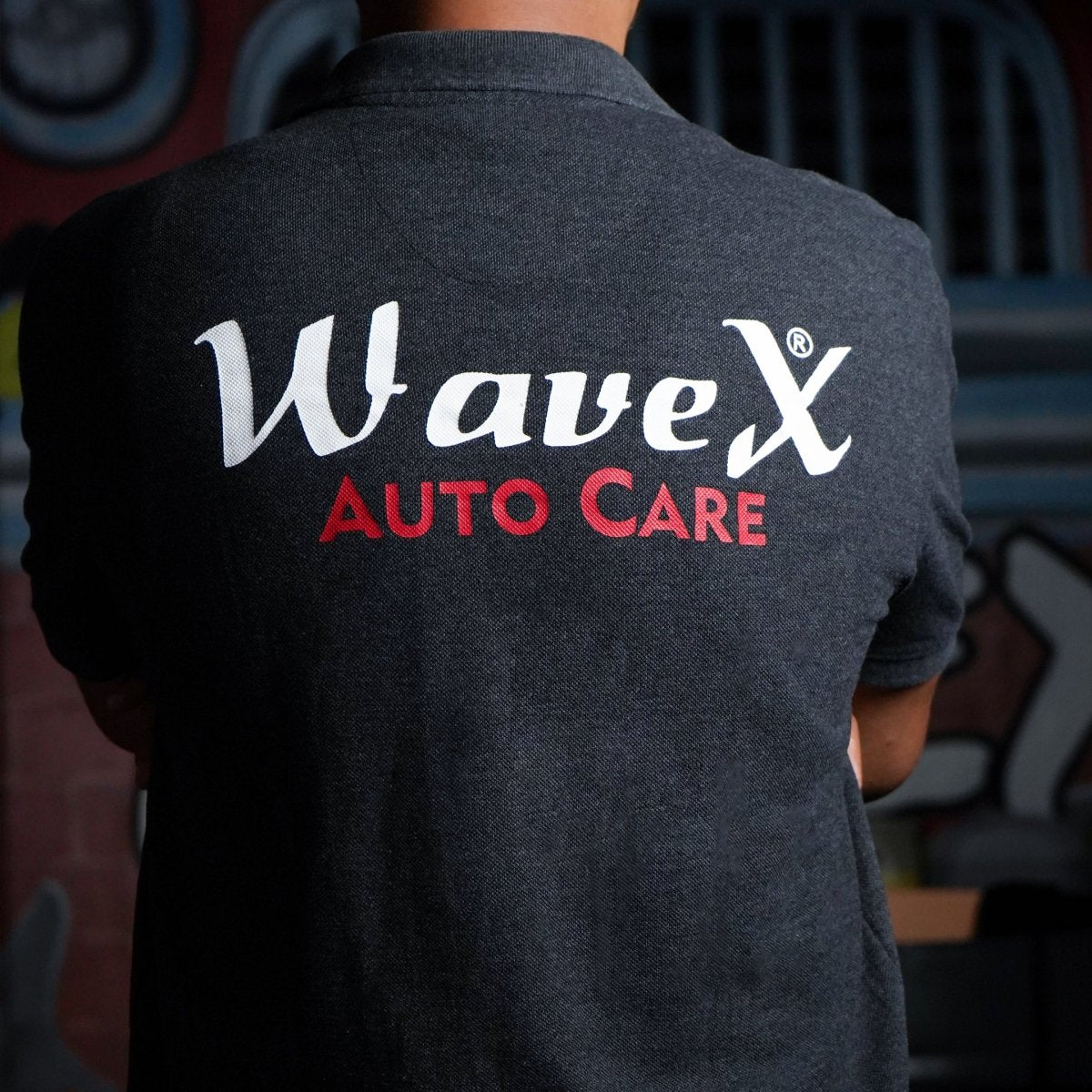 DETAILING CHARCOAL MELANCE POLO T - SHIRT - Wavex - WDS9-M