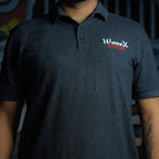 DETAILING CHARCOAL MELANCE POLO T - SHIRT - Wavex - WDS9-M