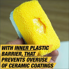 DUAL MICROFIBER APPLICATOR SPONGE - Wavex - DUAL-MF