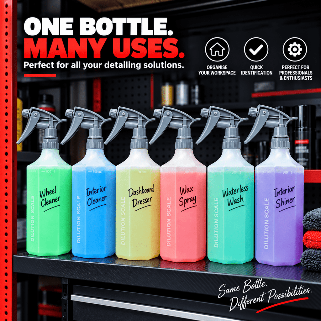 EMPTY SPRAY BOTTLE 800ML HEAVY DUTY (SET OF 2) - Wavex-GEB800-2