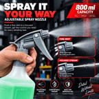 EMPTY SPRAY BOTTLE 800ML HEAVY DUTY (SET OF 2) - Wavex-GEB800-2