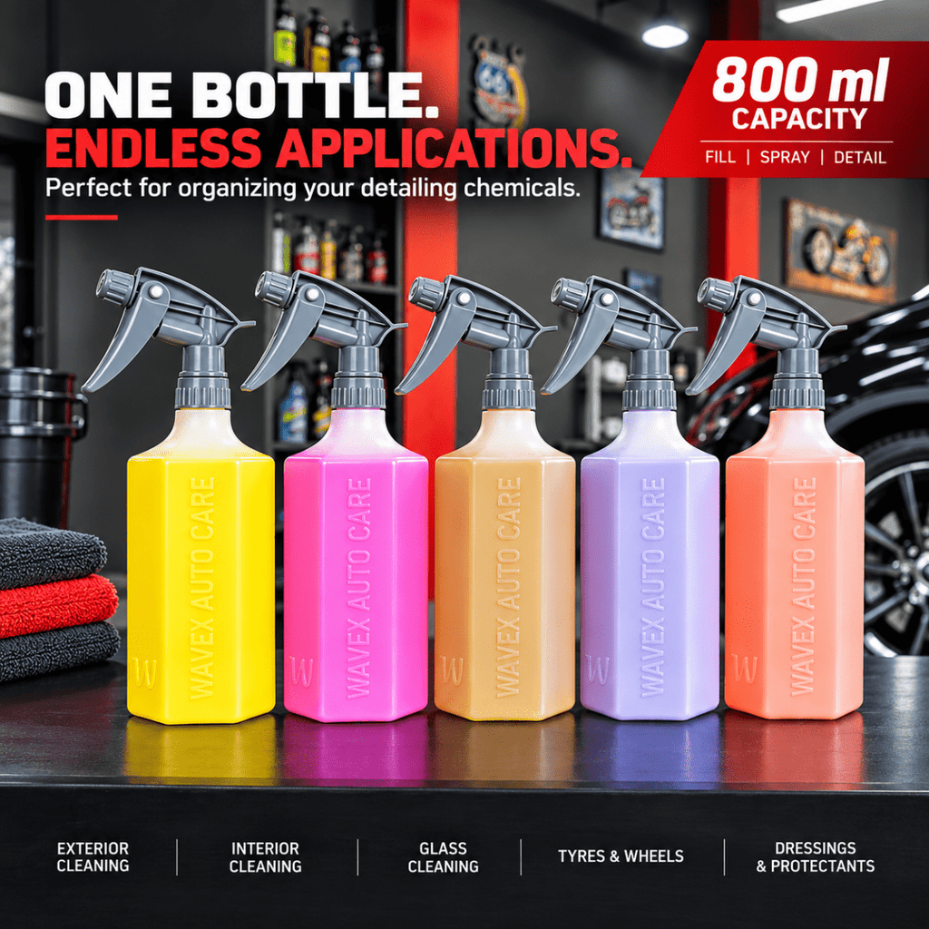 EMPTY SPRAY BOTTLE 800ML HEAVY DUTY (SET OF 2) - Wavex-GEB800-2