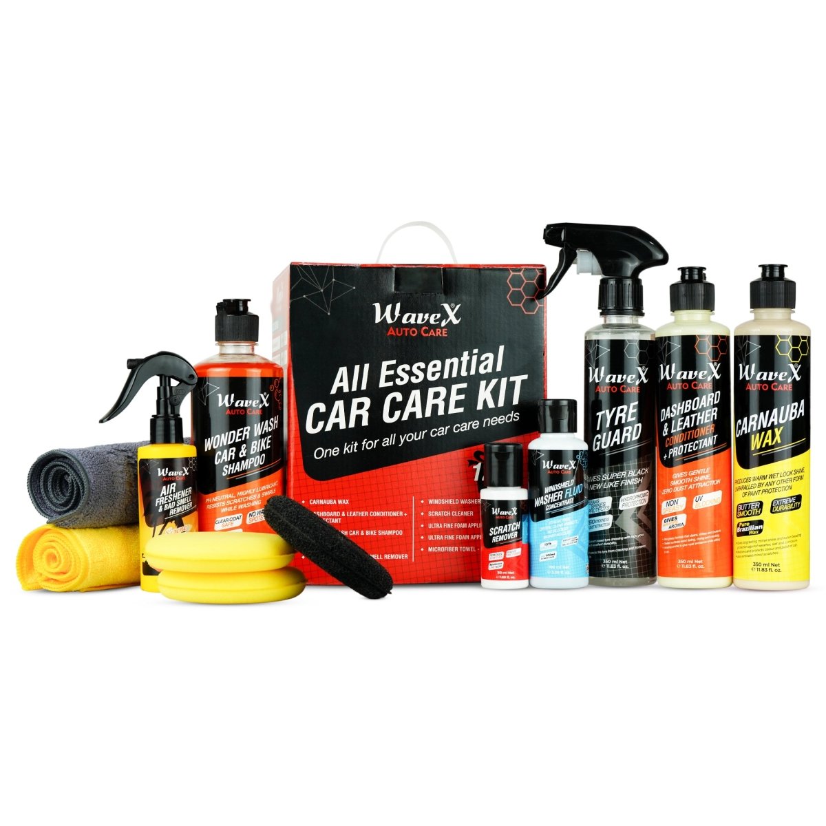 ESSENTIAL CAR CARE KIT - 12 PIECE - Wavex - CCK10 Main image