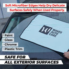 Flash Dry XL Twisted Loop Microfiber Drying Towel | One - Pass Pull & Dry Car Towel | 600 GSM Ultra Absorbent (55x74 cm) - Wavex - FLASH600GSM