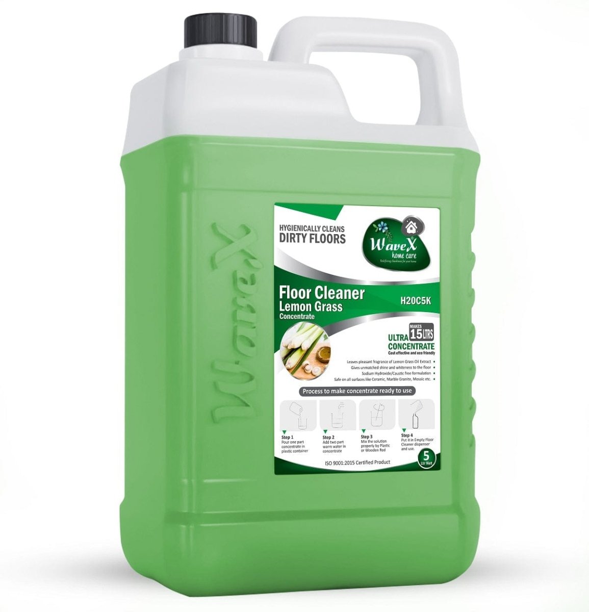 FLOOR CLEANER LEMON GRASS OIL - Wavex - H20C5K