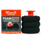 FOAM APPLICATOR PADS WITH HANDLE – SET OF 3 FOAM PADS + 1 HANDLE - Wavex - HANDLEPAD