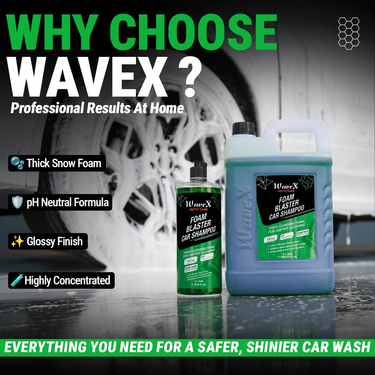 FOAM BLASTER SHAMPOO - Wavex-FW5K