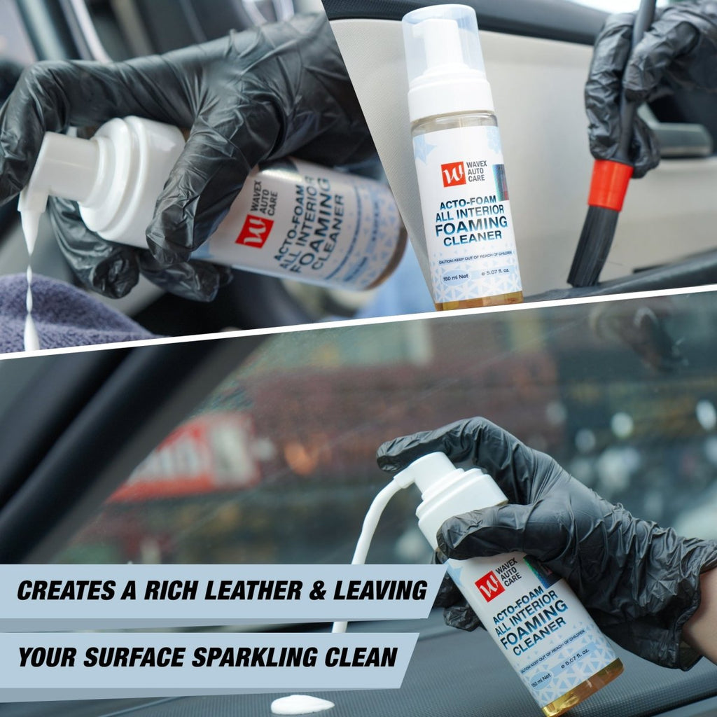 FOAMING CAR INTERIOR CLEANER - Wavex - ACTO150