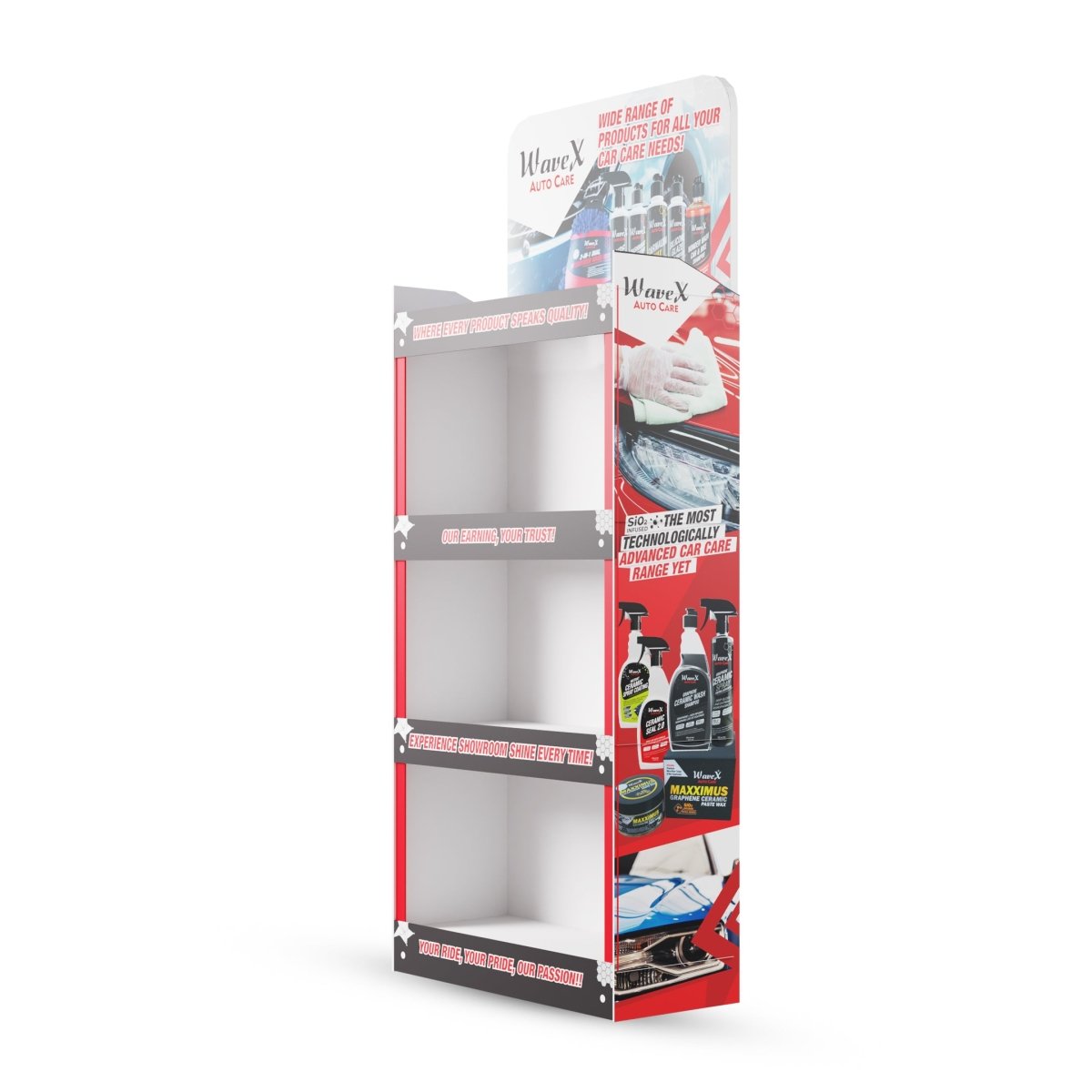 FOLDING SHELF RACK 60*23.5*10.5 INCH - Wavex - FOLDIE