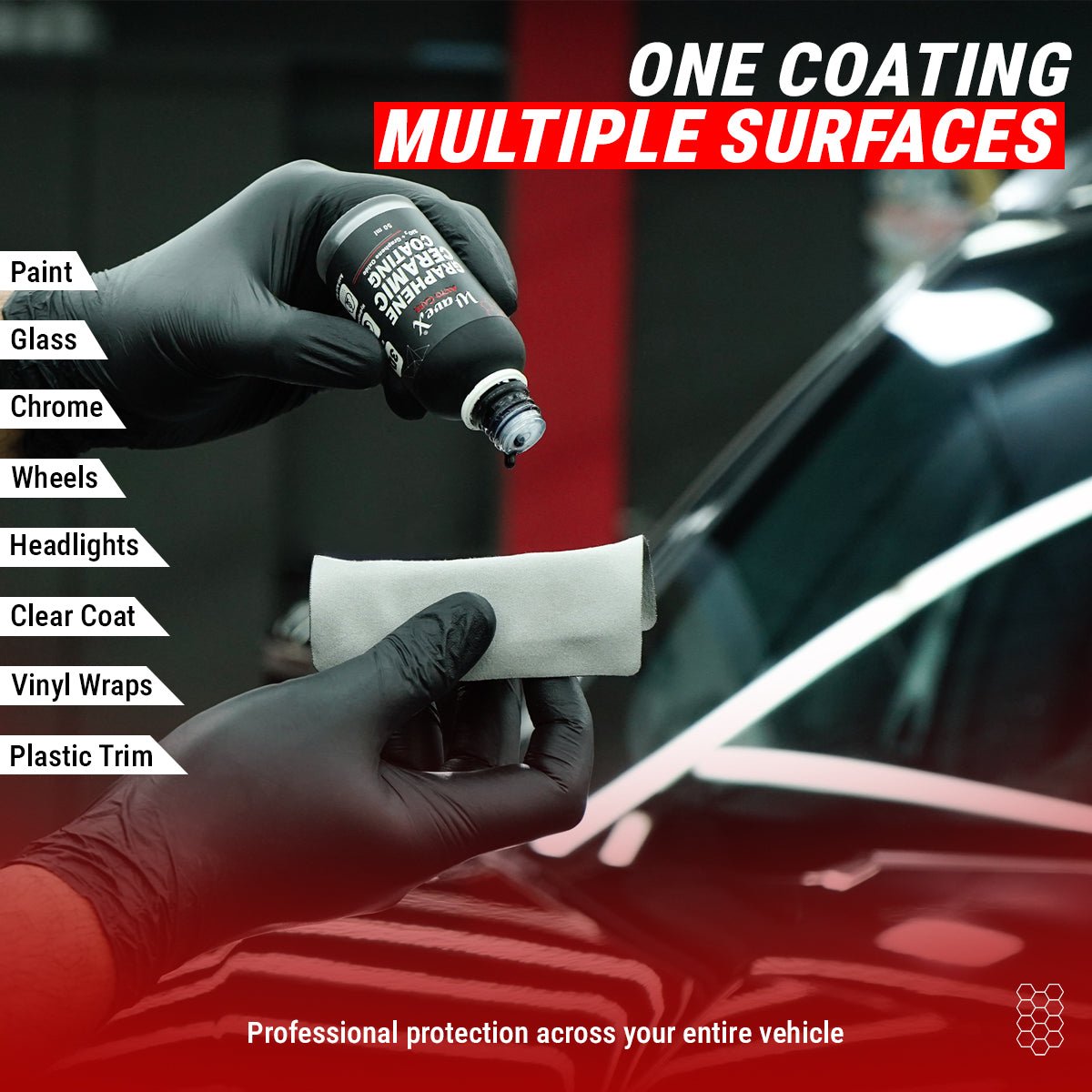 GRAPHENE 10H CERAMIC COATING 50ML - Wavex-GCC50-KIT