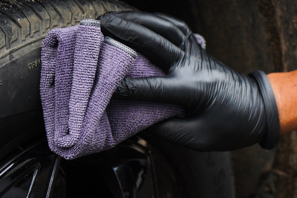 GREY MICROFIBER CLEANING CLOTH 350 GSM 40X40 CM - Wavex - MF350-GREY