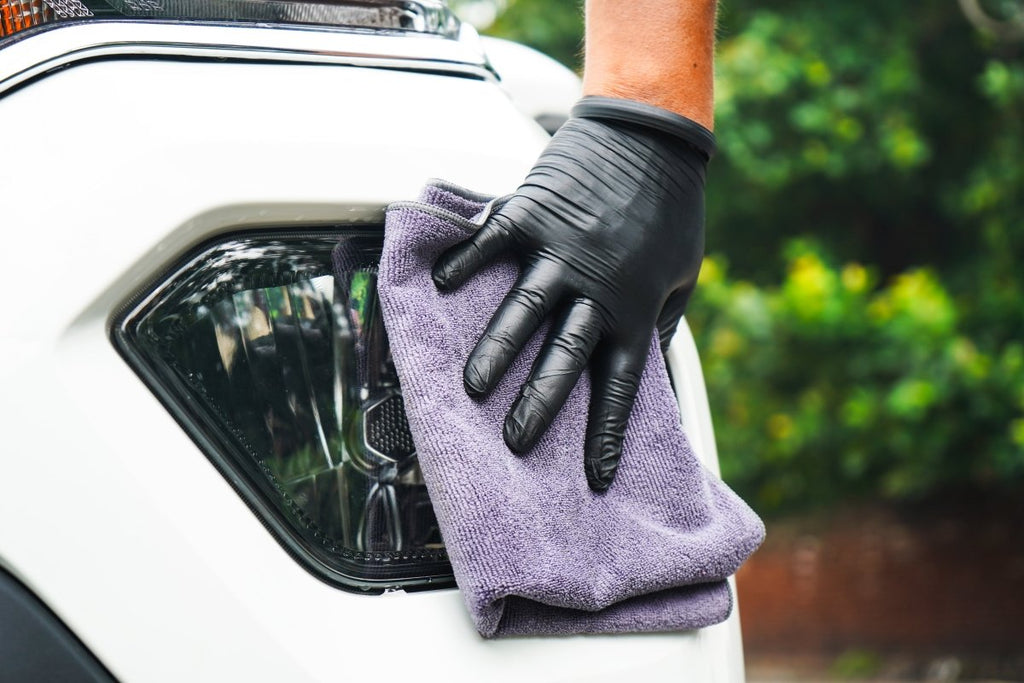 GREY MICROFIBER CLEANING CLOTH 350 GSM 40X40 CM - Wavex - MF350-GREY