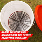 GRIT SAFE AND DETAILING CAR WASH BUCKET - Wavex - WBGGR