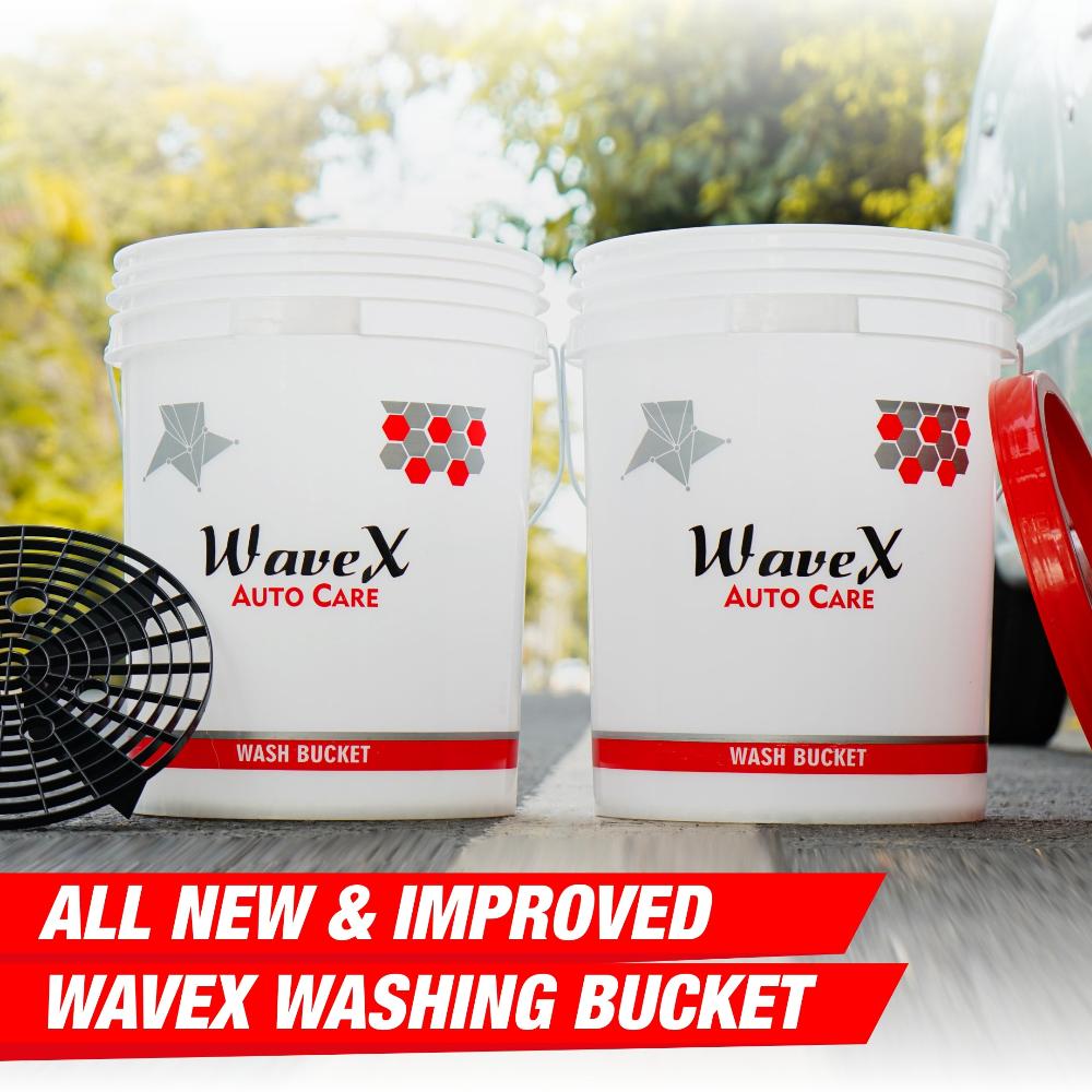 GRIT SAFE AND DETAILING CAR WASH BUCKET - Wavex - WBGGR
