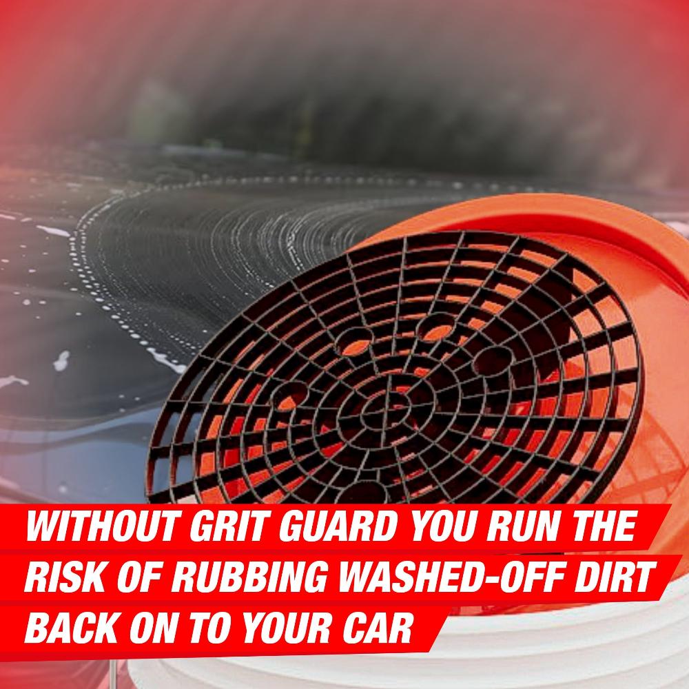 GRIT SAFE AND DETAILING CAR WASH BUCKET - Wavex - WBGGR