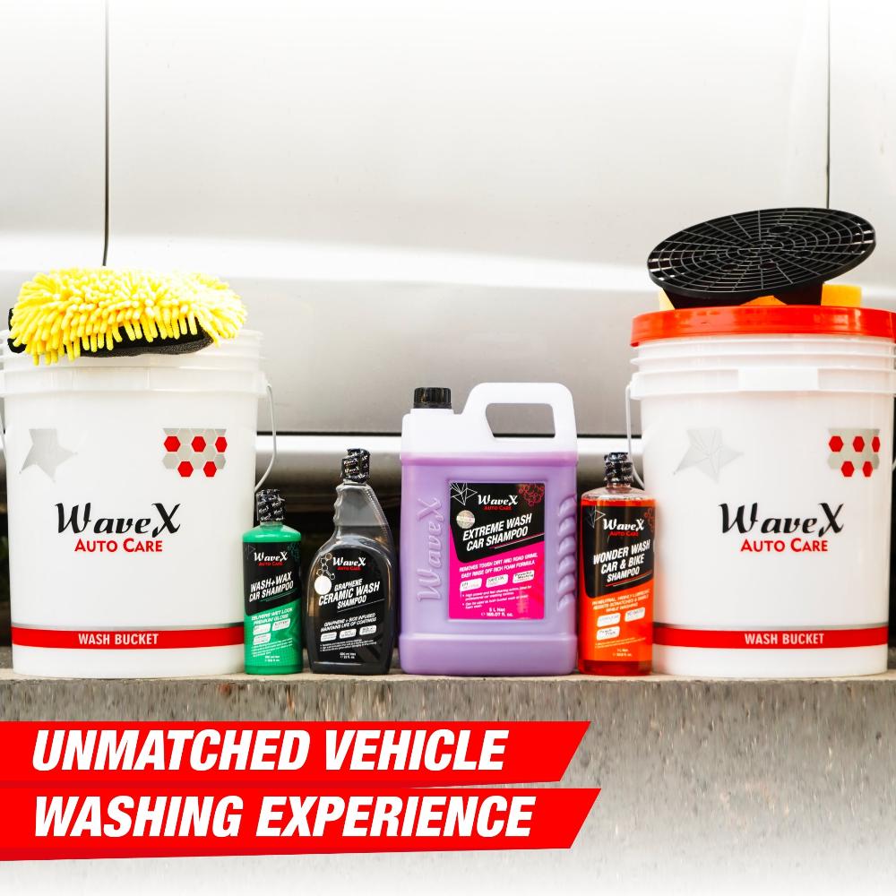 GRIT SAFE AND DETAILING CAR WASH BUCKET - Wavex - WBGGR