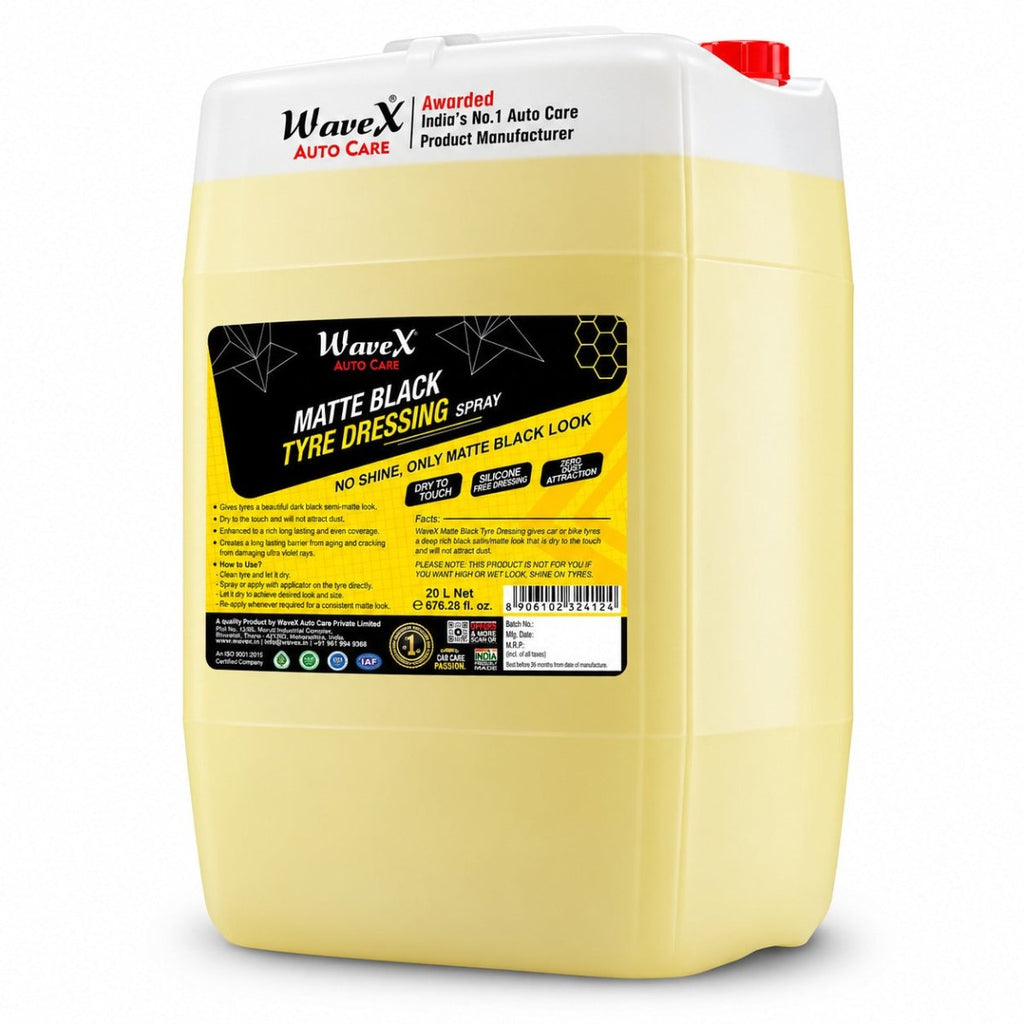 MATTE BLACK TYRE DRESSING - Wavex-MBTD20K-SPRAY