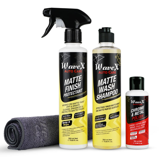 MATTE AND CHROME FINISH PROTECTANT FOR BIKE COMBO