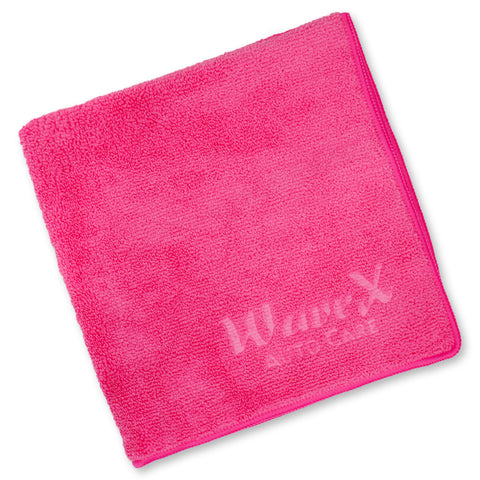 Microfiber Car Cleaning Cloth-Pink-40x40cm-350 GSM