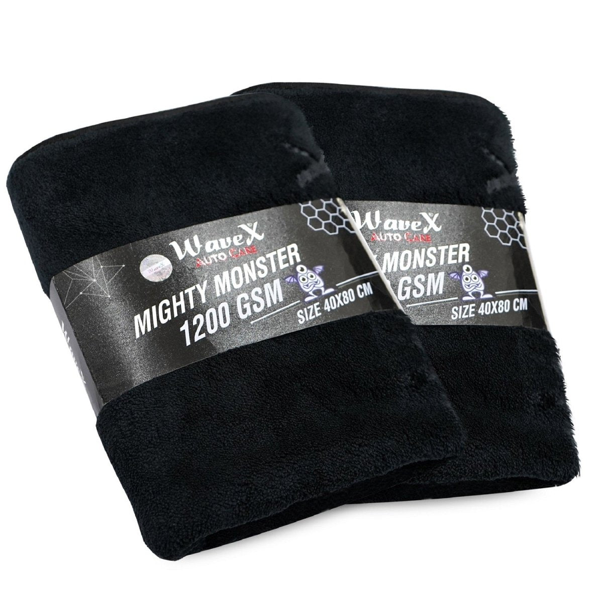 MIGHTY MONSTER MICROFIBER TOWEL 1200GSM | 40X80CM - Wavex - MMG1200-4080-1