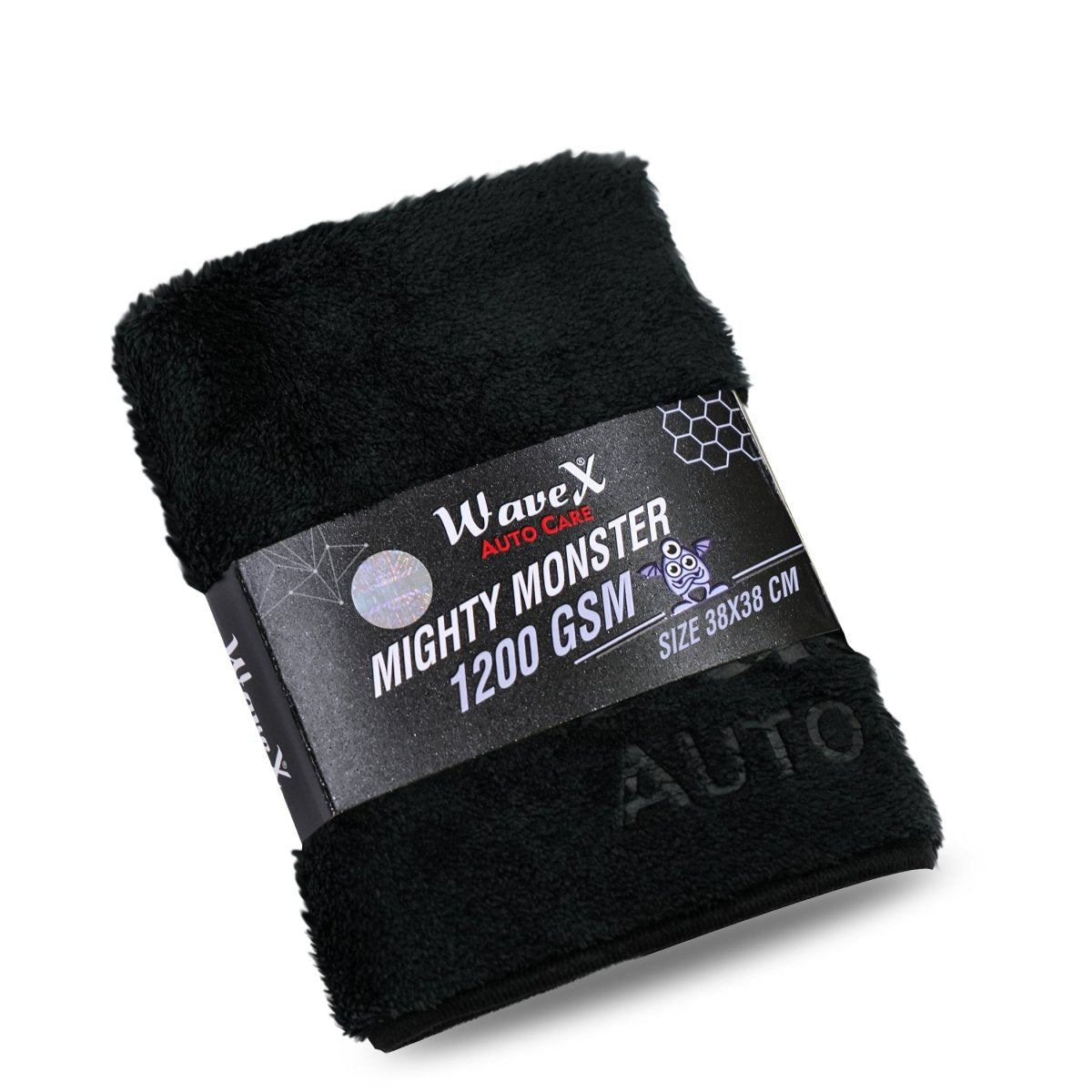 MIGHTY MONSTER MICROFIBER TOWEL UPGRADED 1200GSM 38X38CM - Wavex - MMG1200-1