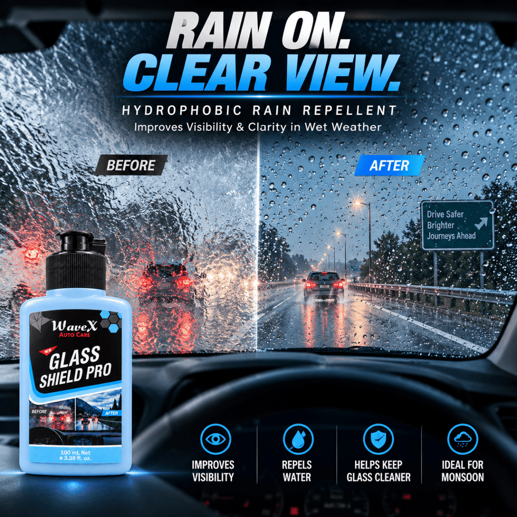 NEW GLASS SHIELD PRO | RAIN REPELLENT 100 ML - Wavex-SHIELD100