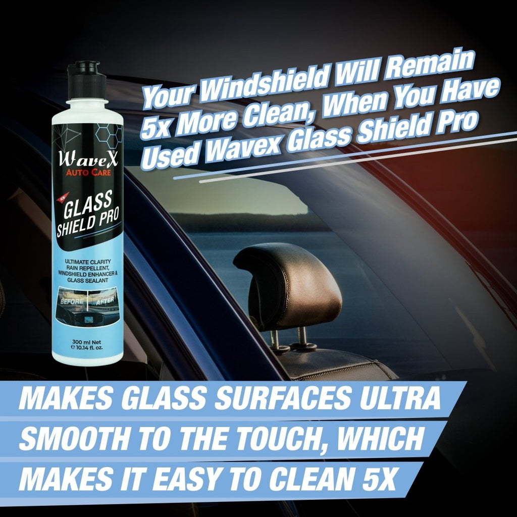NEW GLASS SHIELD PRO | RAIN REPELLENT - Wavex - SHIELD300