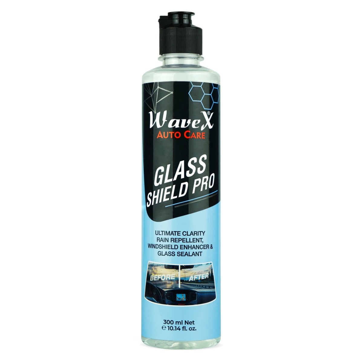 NEW GLASS SHIELD PRO | RAIN REPELLENT - Wavex - SHIELD300 Main image