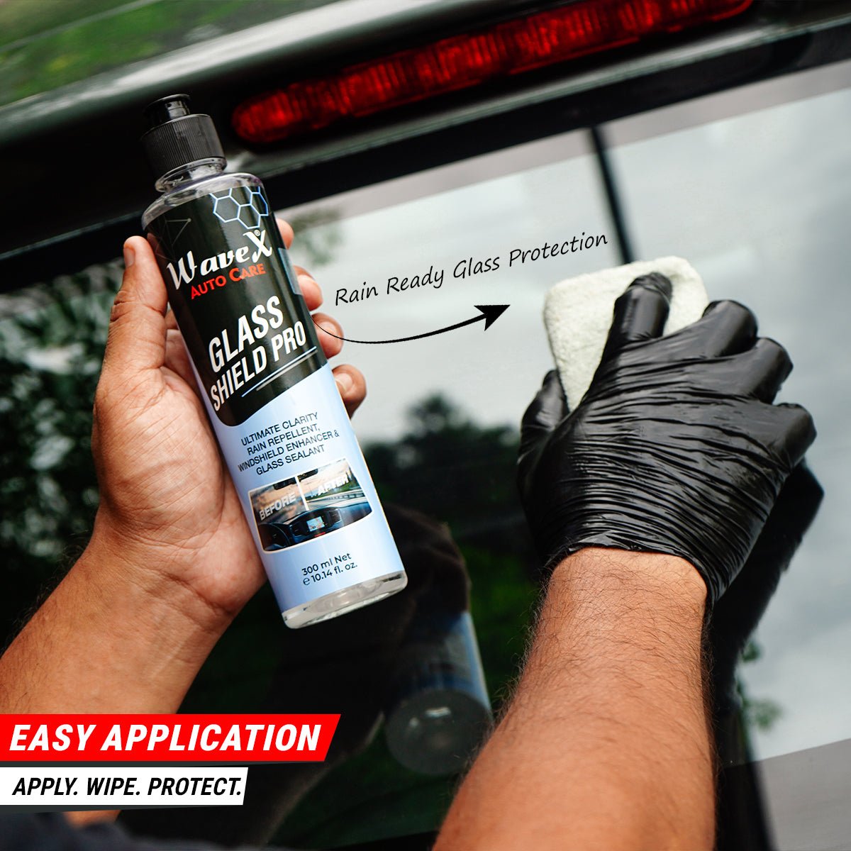 NEW GLASS SHIELD PRO | RAIN REPELLENT - Wavex-SHIELD300